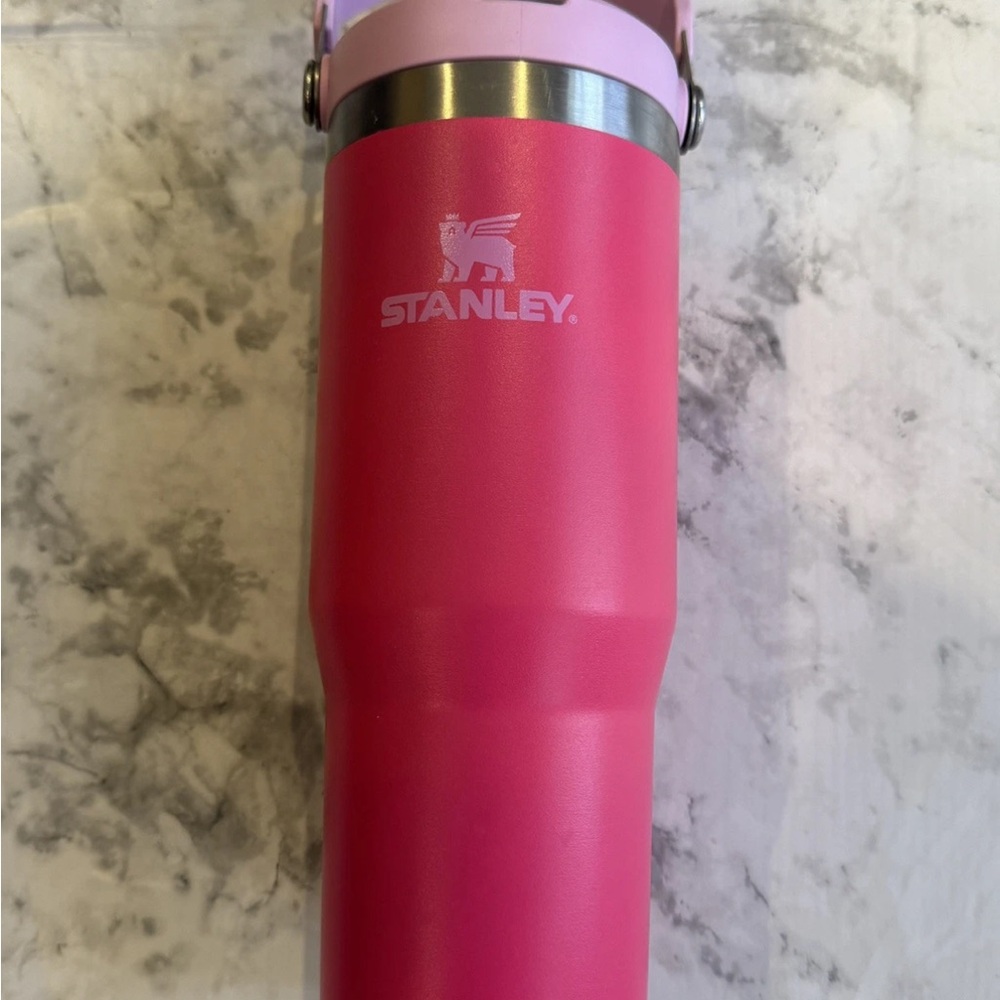 Stanley Camelia Pink Cup 30 oz Iceflow Flip Straw Tumbler